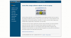 Desktop Screenshot of en.aktivfilter.de
